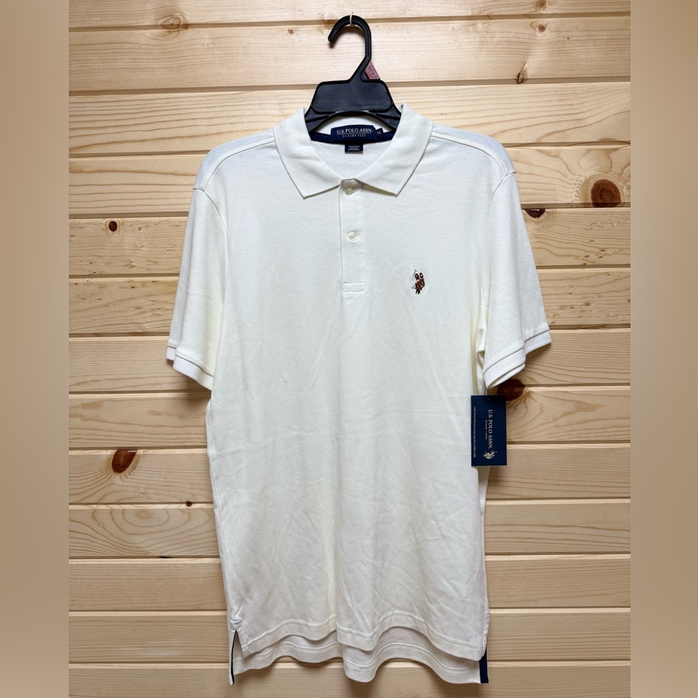 U.S. Polo Assn. Men's Cream Polo Shirt